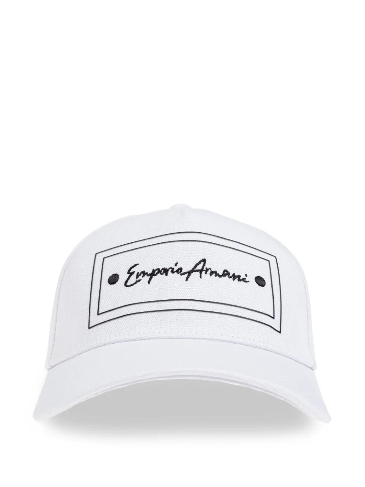 

Бейсболка с вышитым логотипом Emporio Armani, белый