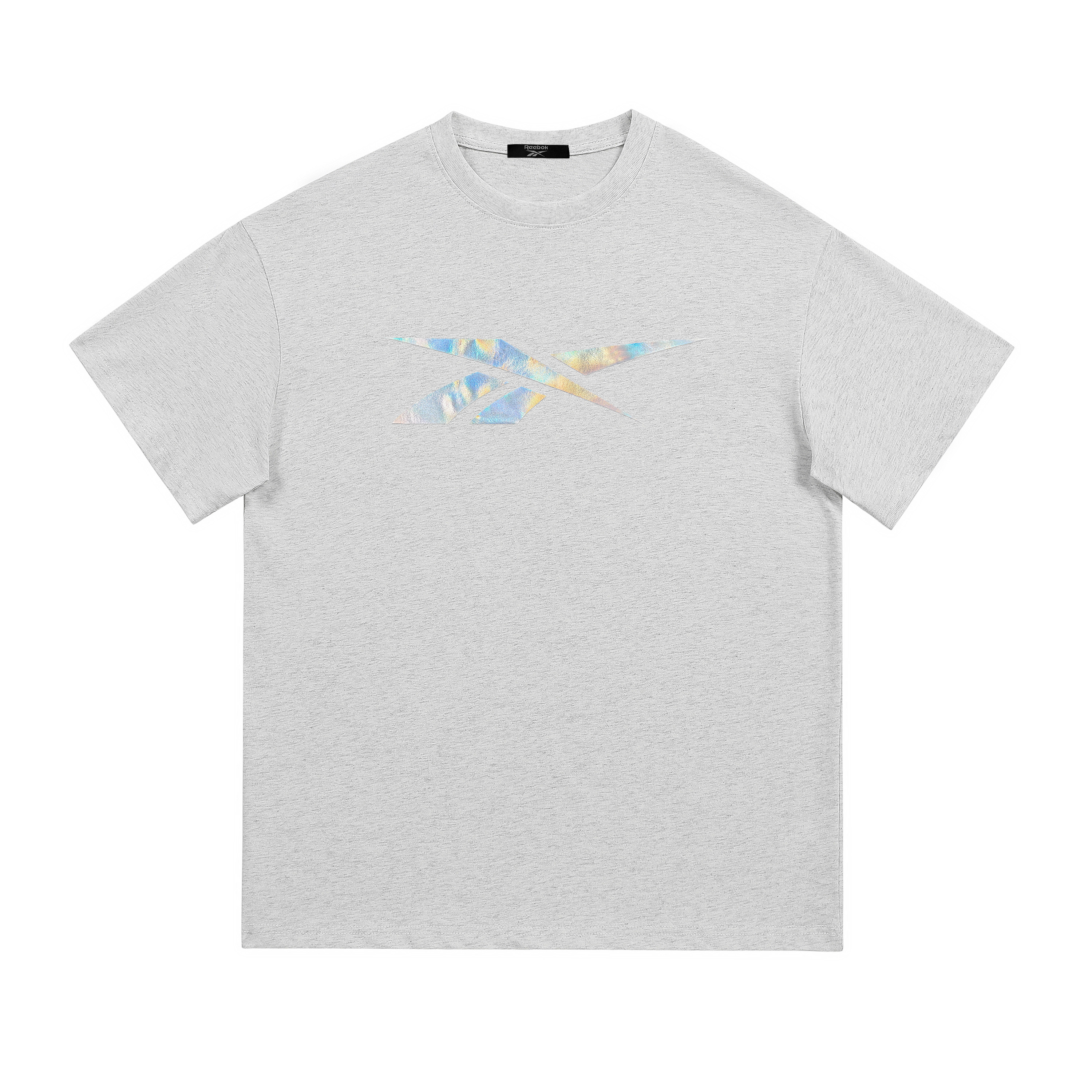 

Футболка Unisex Crew Neck Moderate Heavyweight Reebok, белый heather серый