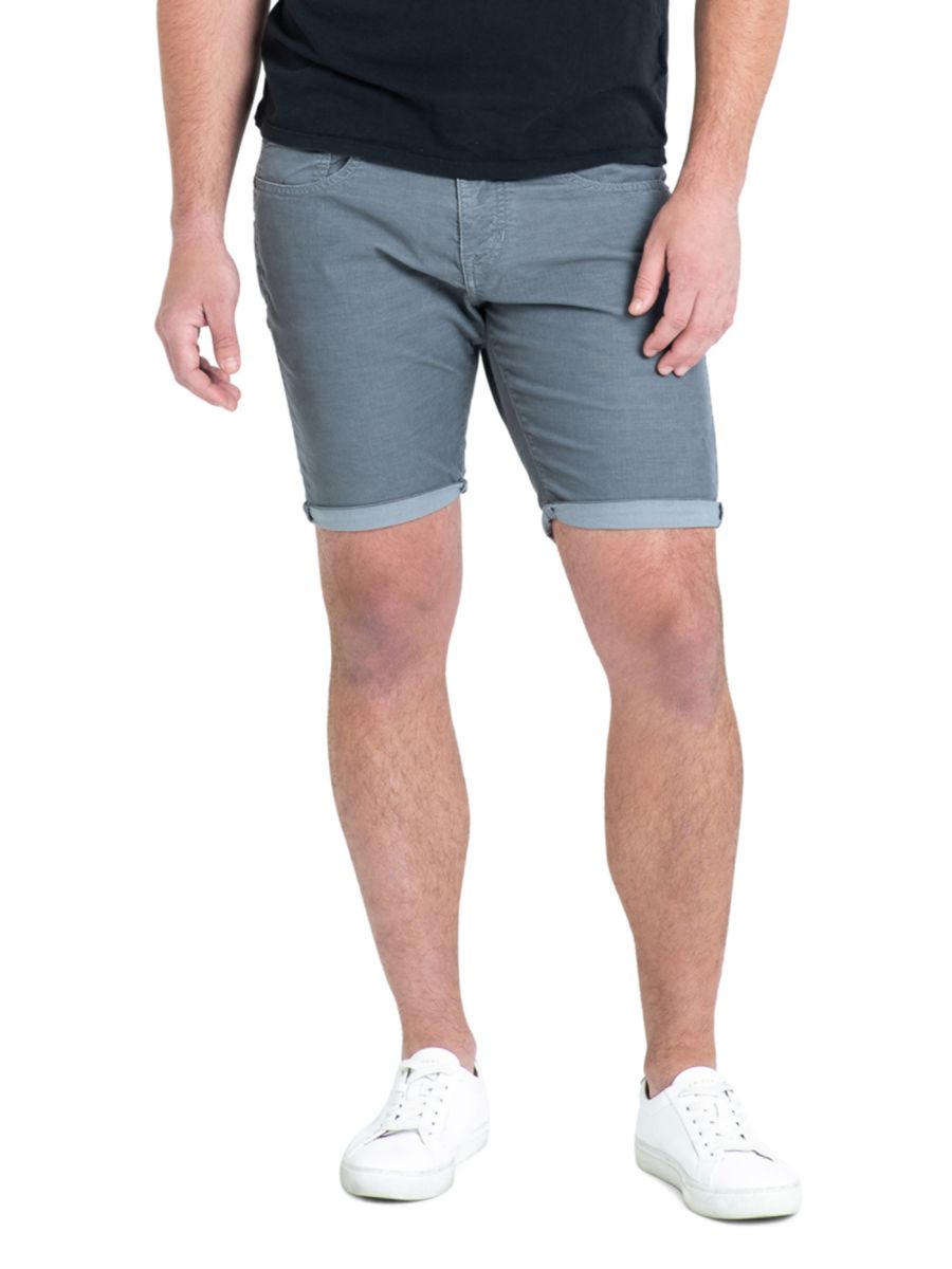 

Вельветовые шорты Rustic Cordour средней посадки с плоским передом Stitch's Jeans, цвет Storm
