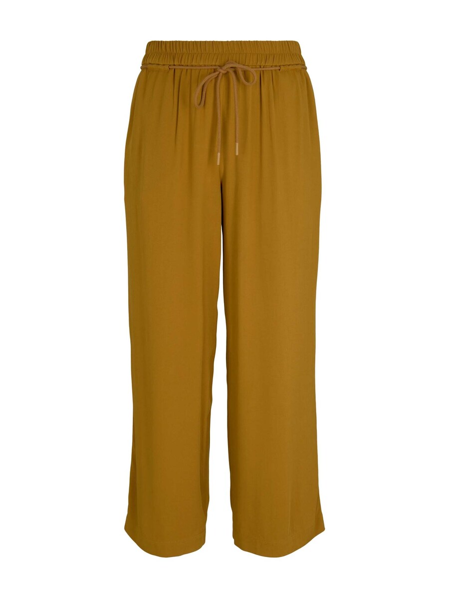 

Тканевые брюки Tom Tailor Women + Loose fit Pants, цвет mustard