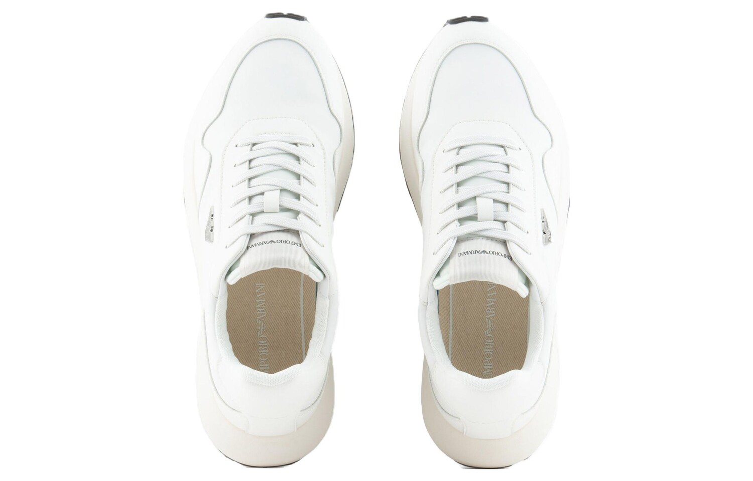 Кроссовки EMPORIO ARMANI Lifestyle Shoes Men Low-top White, белый — фото 3