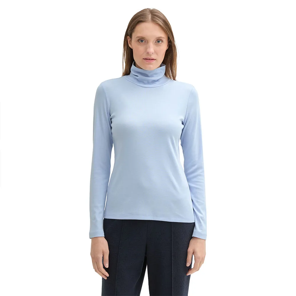 

Футболка Tom Tailor 1044942 Rollneck Long Sleeve, синий