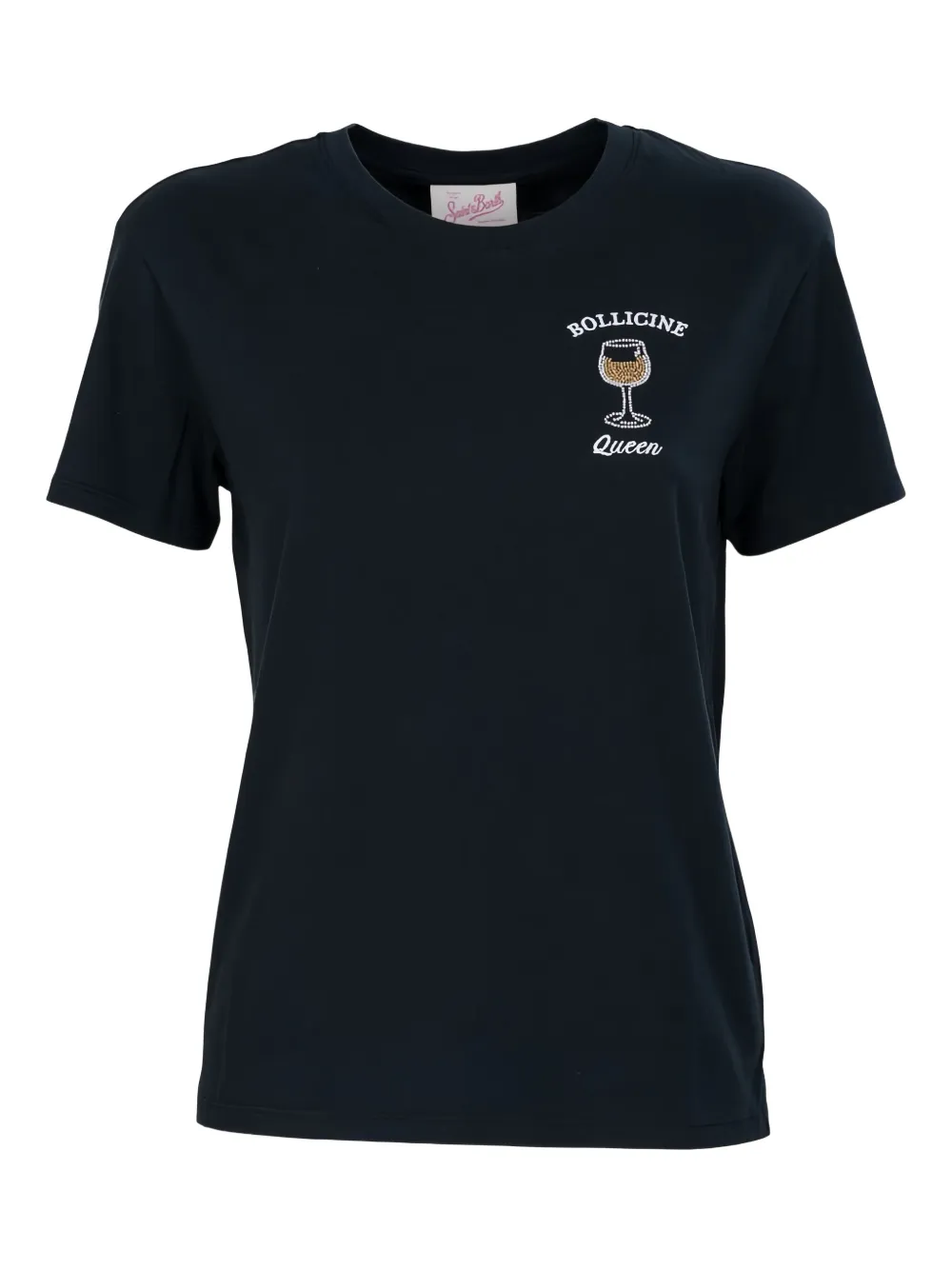 

Футболка со стразами Mc2 Saint Barth, черный