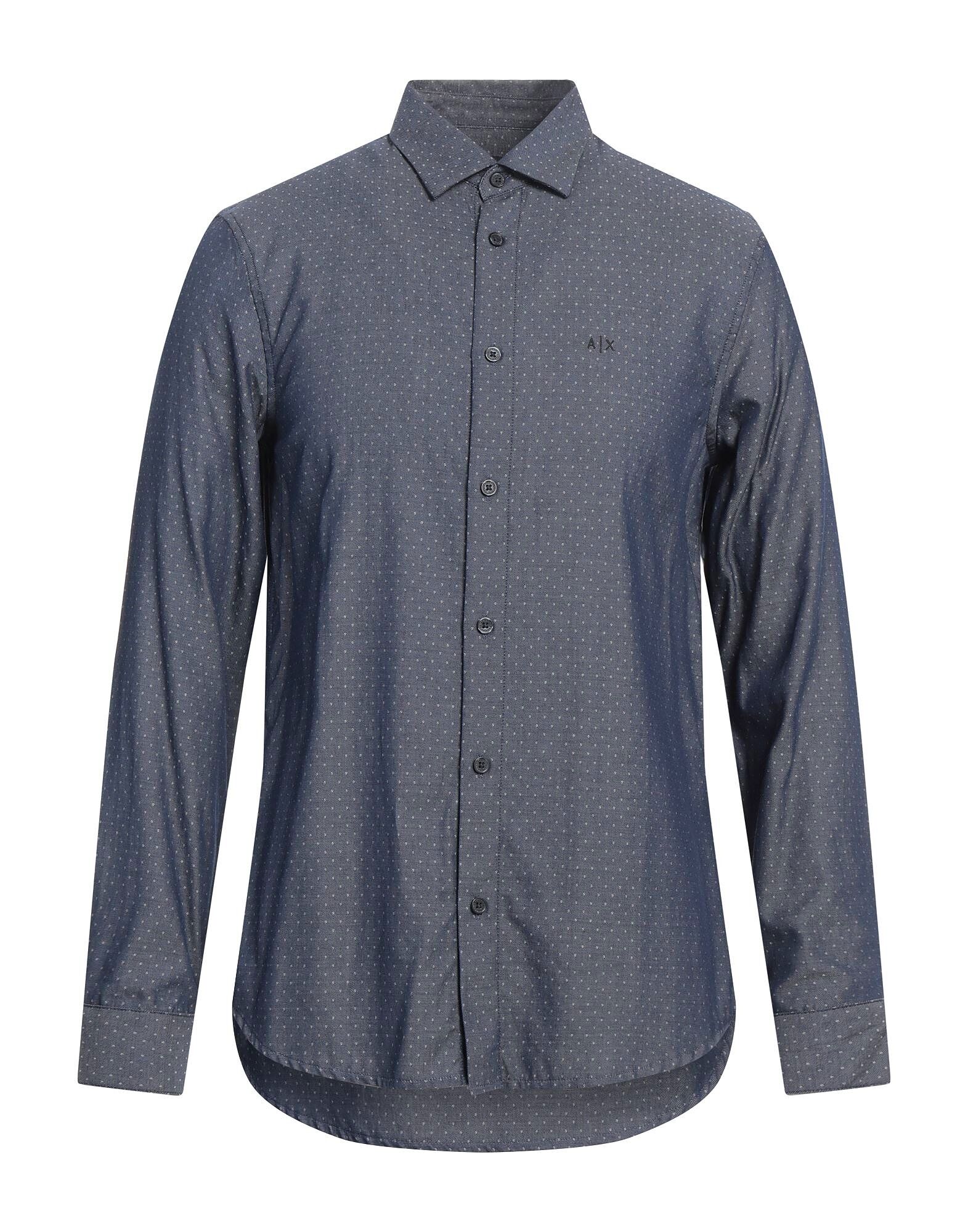 

Рубашка Armani Exchange, серо-синий