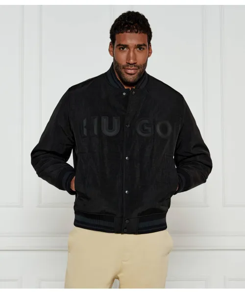 

Бомбер bozo2511 Loose fit Hugo, черный