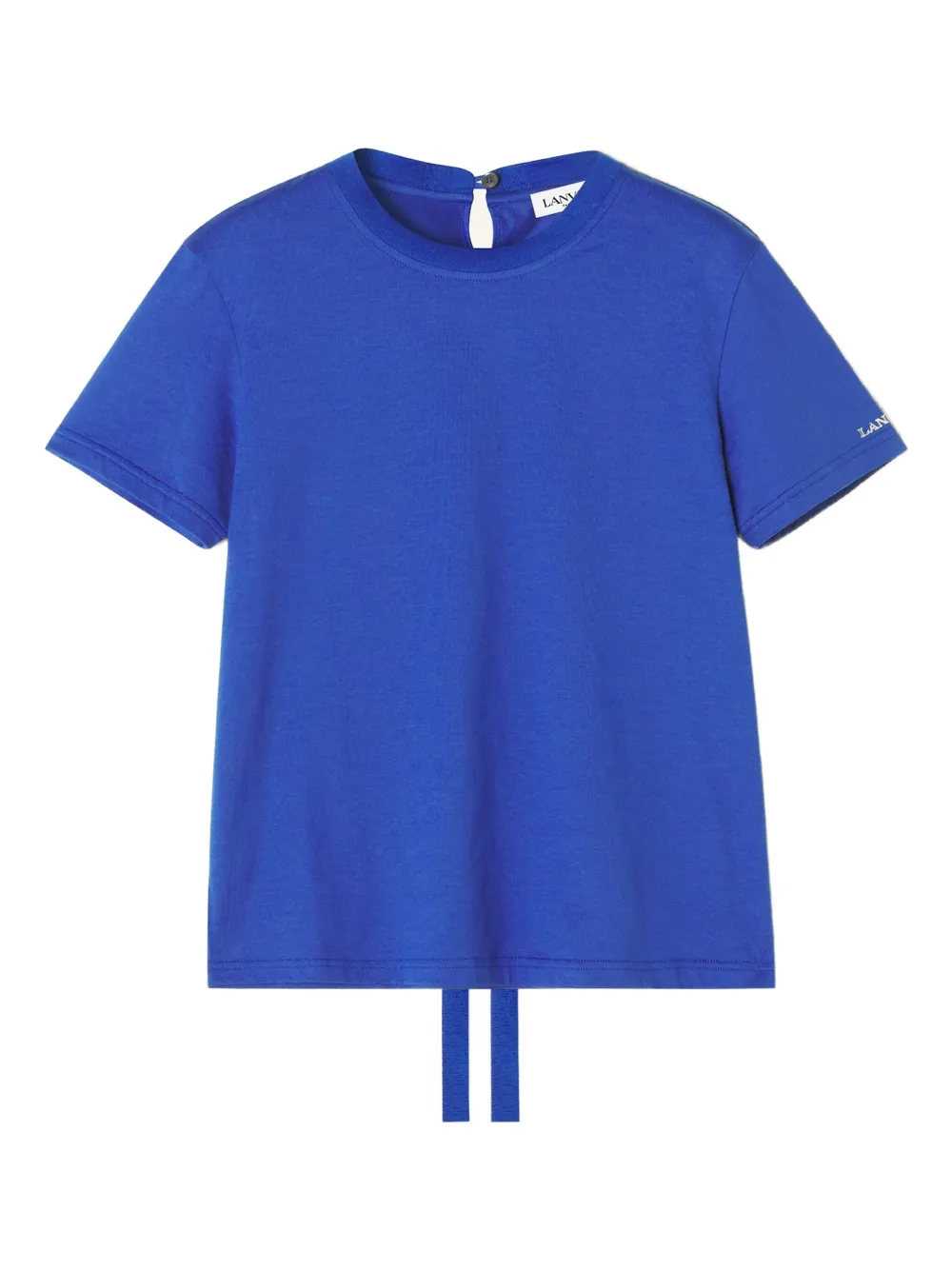 

Футболка с завязками Lanvin, синий