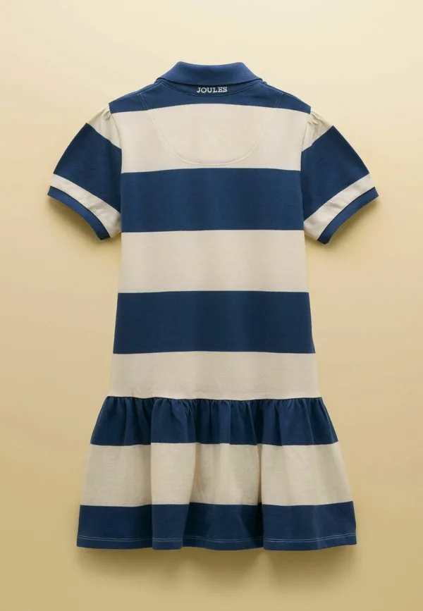 Поло-Рубашка стандартного кроя, повседневное платье Joules, Navy White — фото 2