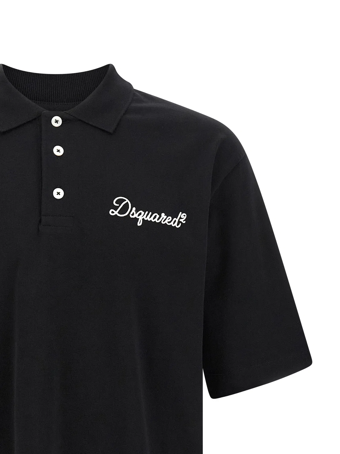 Поло рубашка «DSQUARED2 Signature», черный — фото 3