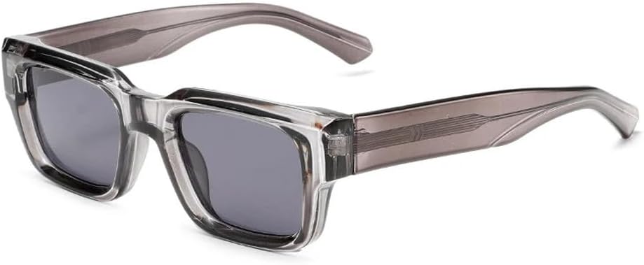 

Популярные модные квадратные женские солнцезащитные очки класса люкс в стиле ретро с градиентом, защита от УФ-излучения UV400, модные мужские солнцезащитные очки HYYZZC, C2 Gray Black