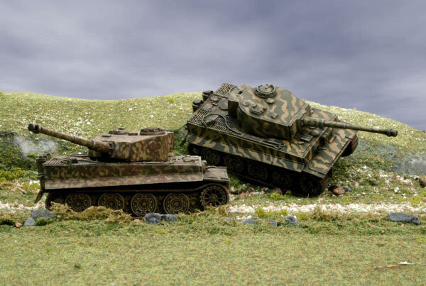 

Комплект модели Italeri, Pz. Кпфв. VI Тигр Ausf. Е, 2 шт.