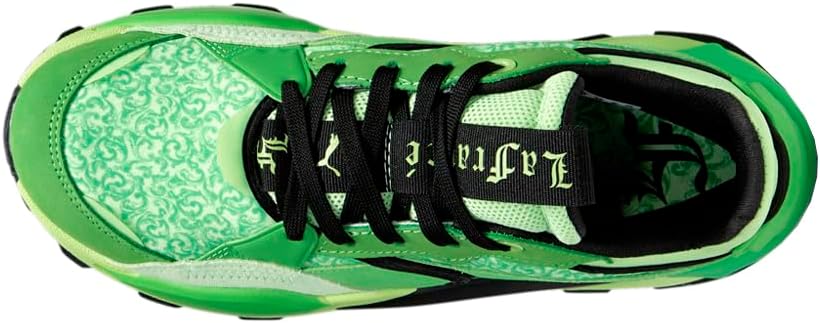 Мужские кроссовки PUMA Rs-XL X Lf с шнуровкой повседневные - зеленые — фото 4