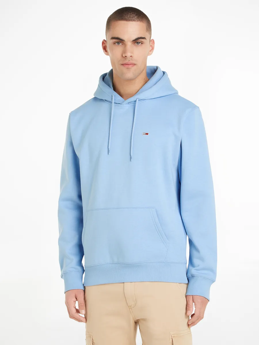 

Толстовка Tommy Jeans с капюшоном "TJM REGULAR FLEECE HOODIE", с теплой и мягкой подкладкой, синий