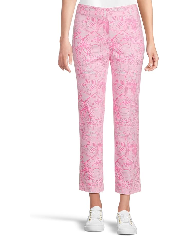 

Брюки Lilly Pulitzer Nancee Crop Pants, цвет Conch Shell Pink Pennys Playground