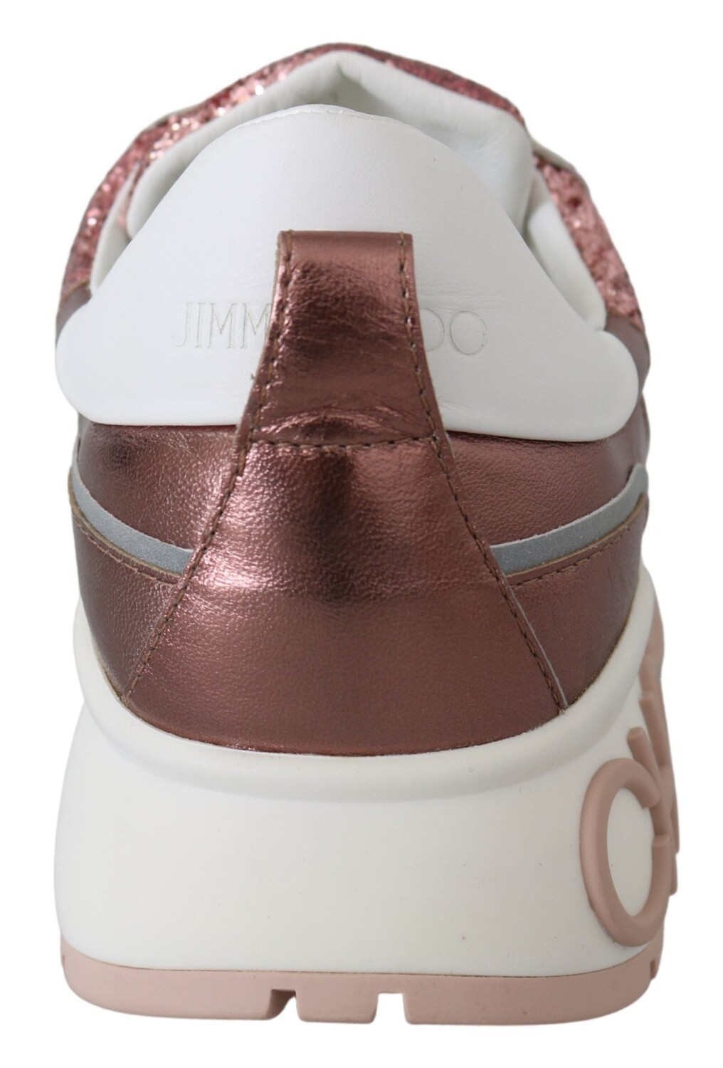 Женские блестящие кроссовки Jimmy Choo Candyfloss Euphoria, розовый — фото 4