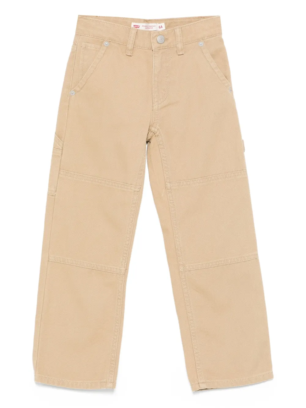 

Джинсы из хлопкового денима со вставками Levi's Kids, нейтральный