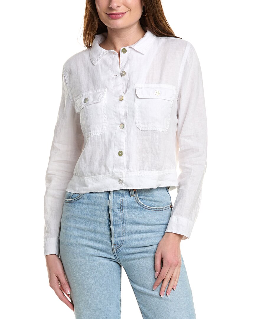

Укороченная льняная куртка Bella Dahl Utility, белый