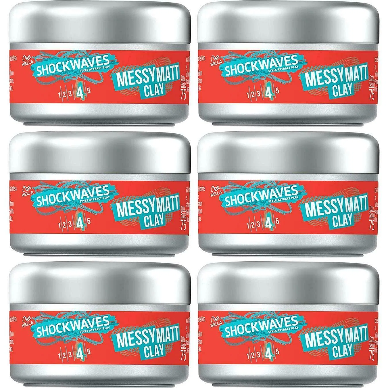 Матовая глина для укладки Wella Messy Go Matt Clay Wella Professionals