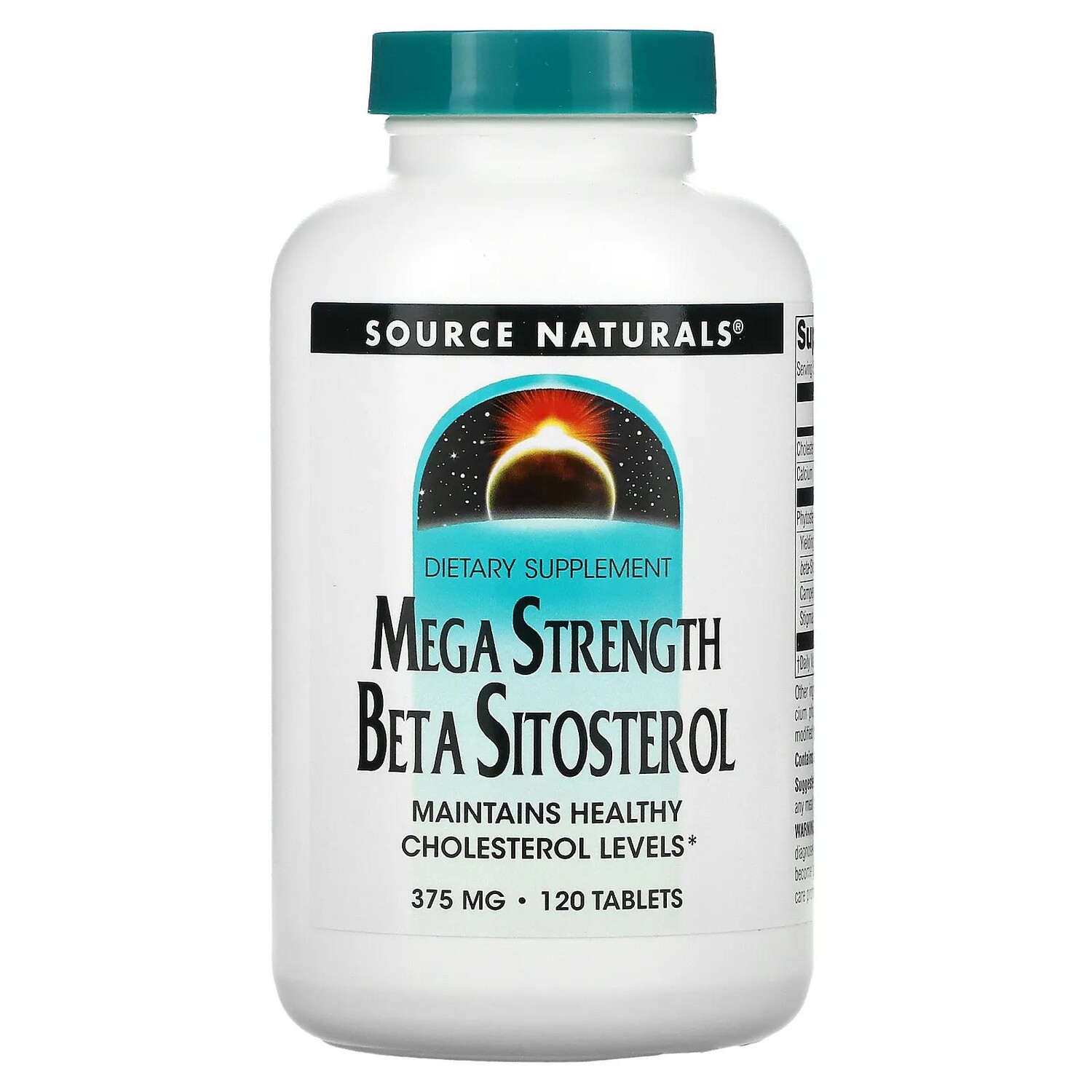 

Source Naturals Mega Strength Beta Sitosterol 375 мг 120 таблеток