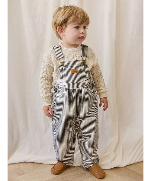 Комбинезон Cotton Twill Sailor Stripe Eclipse Cloud, полоска — фото 4