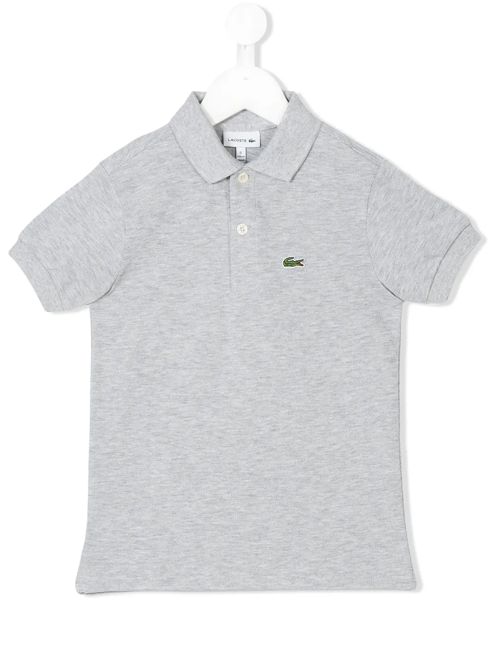 

Классическая рубашка-поло Lacoste Kids, серый
