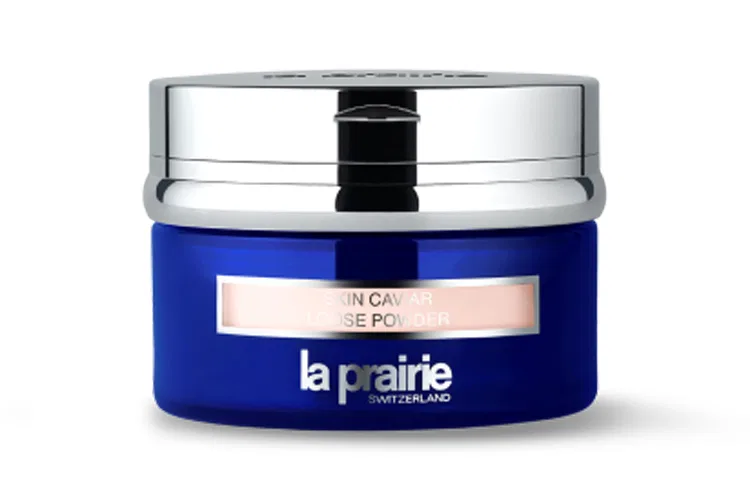 Пудра рассыпчатая с экстрактом икры LA PRAIRIE 40г+10г бежевая — фото 3