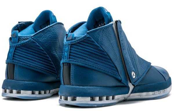 Кроссовки 16 retro x trophy room 'french blue' Air Jordan, синий — фото 3