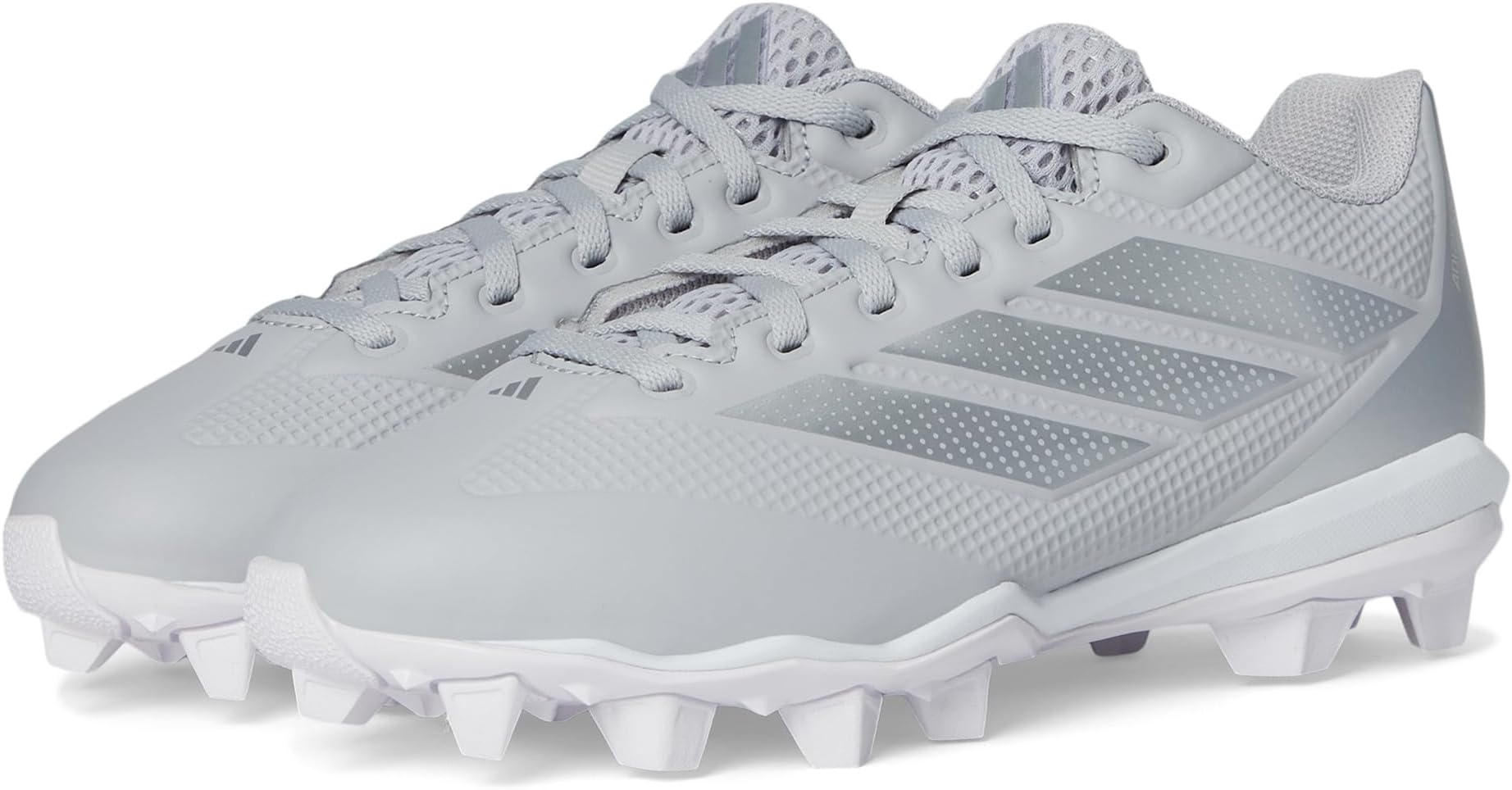 

Кроссовки adidas Kids Adizero Impact 2.0 Molded Baseball Cleats, цвет Team Light Grey/Silver Metallic/White