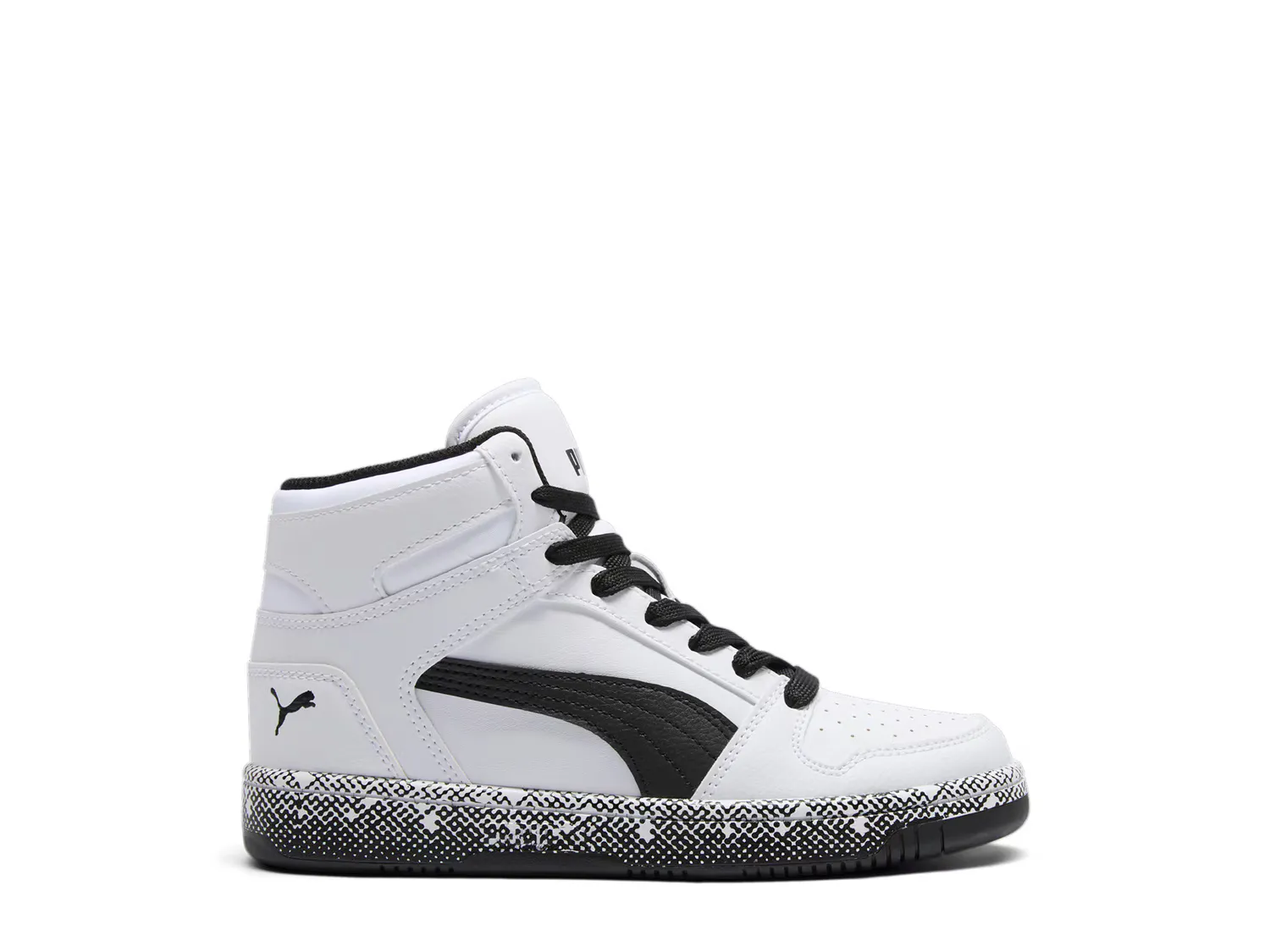 

Кроссовки Rebound Layup High-Top Sneaker Puma, белый/черный