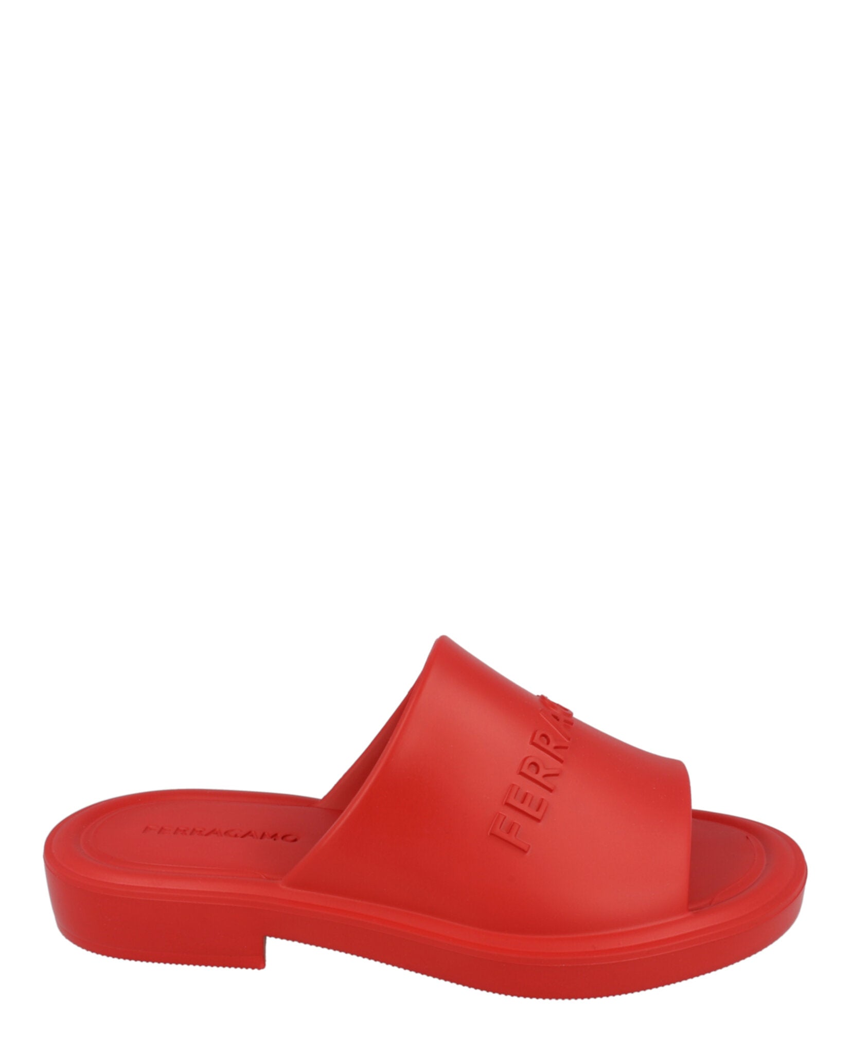 

Giuneva Слайды с тисненым лого Salvatore Ferragamo, красный