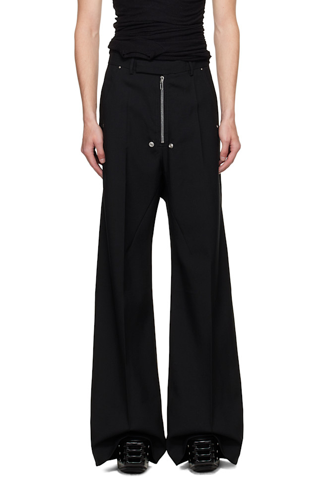 

Брюки-Бела с широкими штанинами в стиле Конкордианс Rick Owens, черный