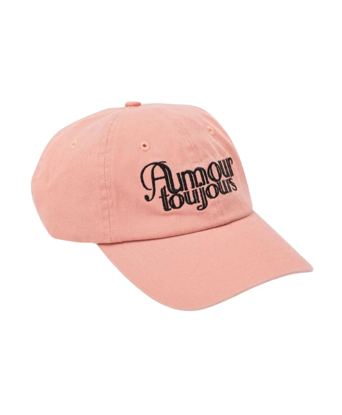 

Вышитая бейсболка, повседневный головной убор Carne Bollente, розовый