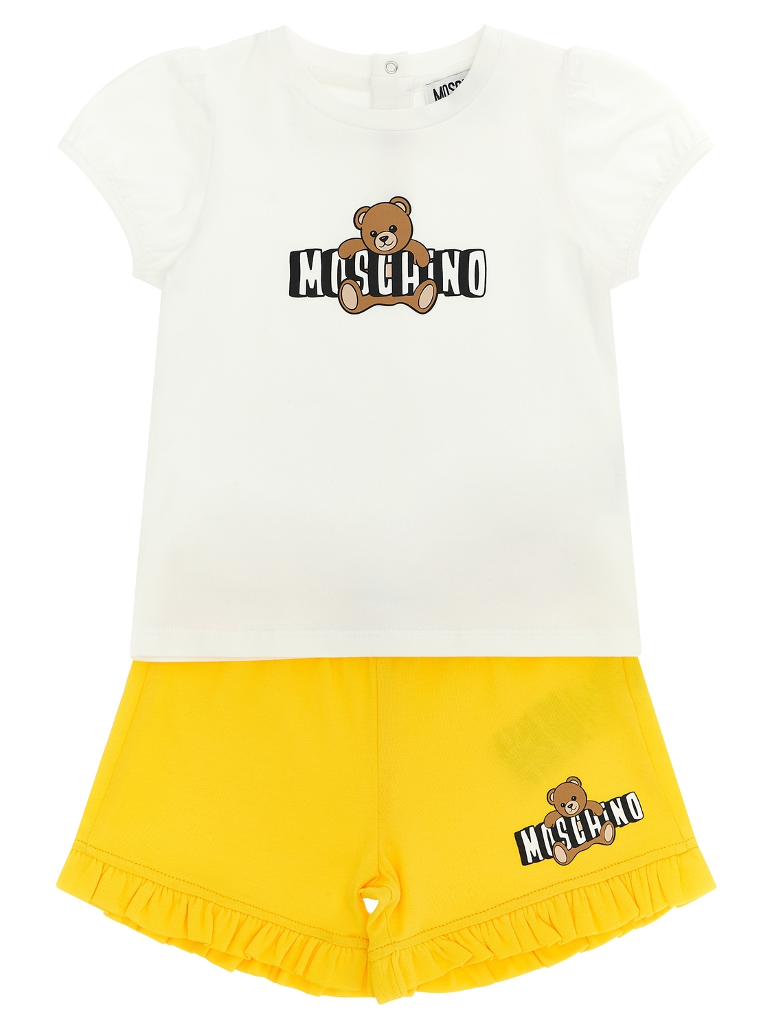 

Футболка и шорты «Медвежонок Moschino» MOSCHINO BABY, желтый