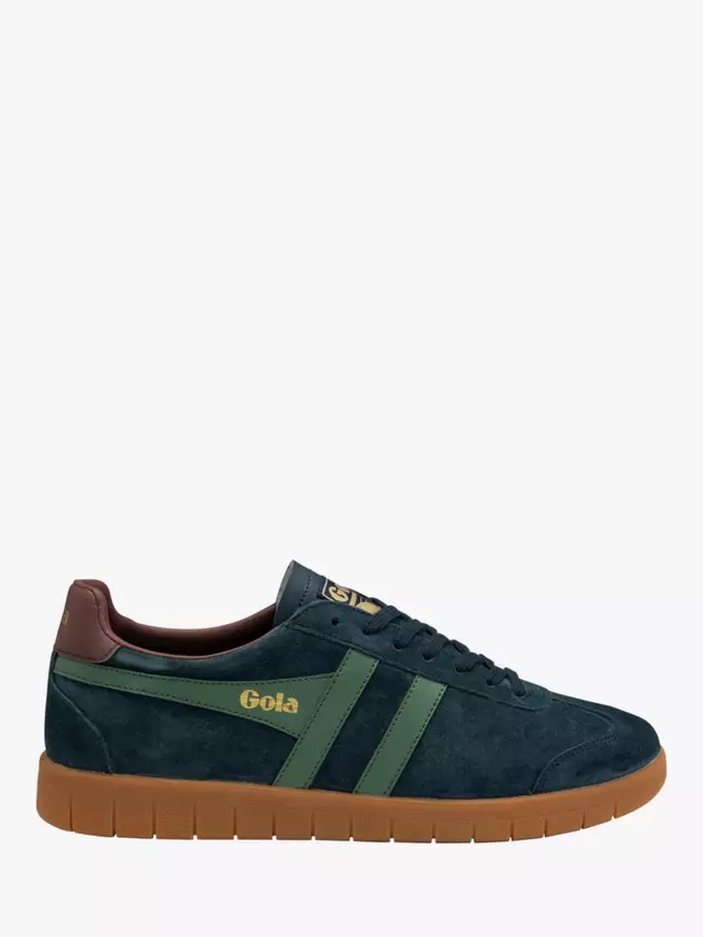 

Кроссовки Gola Classics Hurricane Suede, цвет navy/sage/burgundy