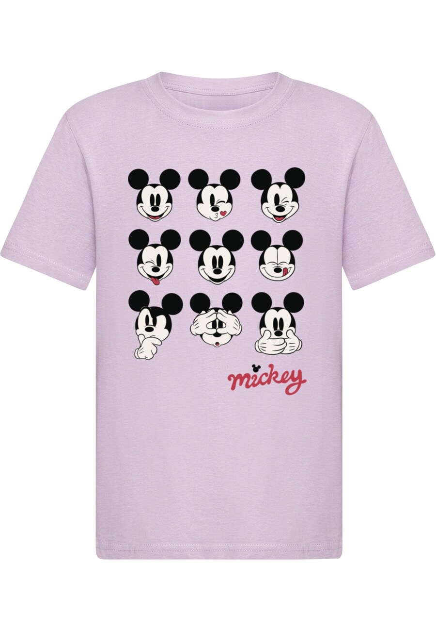 

Рубашка ABSOLUTE CULT Mickey Mouse - Many Faces, светло-фиолетовый