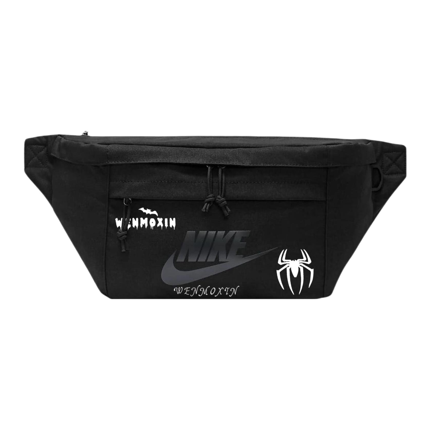 

Nike Тканевая поясная сумка Regular Unisex черная, Spider