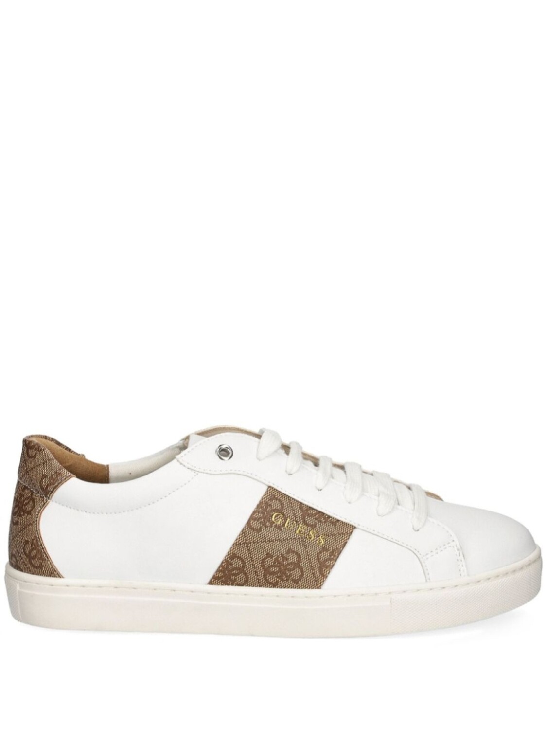 Кроссовки с монограммой GUESS USA, белый