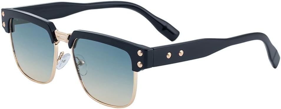 

Классические квадратные солнцезащитные очки в стиле стимпанк для мужчин, модные металлические солнцезащитные очки в стиле панк для активного отдыха, винтажные очки для мужчин WNCKSQ, C4blackgreenyellow