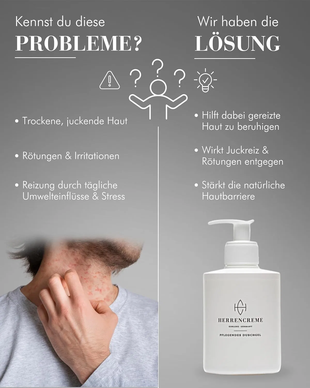 Мужской питательный гель для душа MW19 Skincare, 300 мл Herrencreme Koblenz · Germany — фото 4