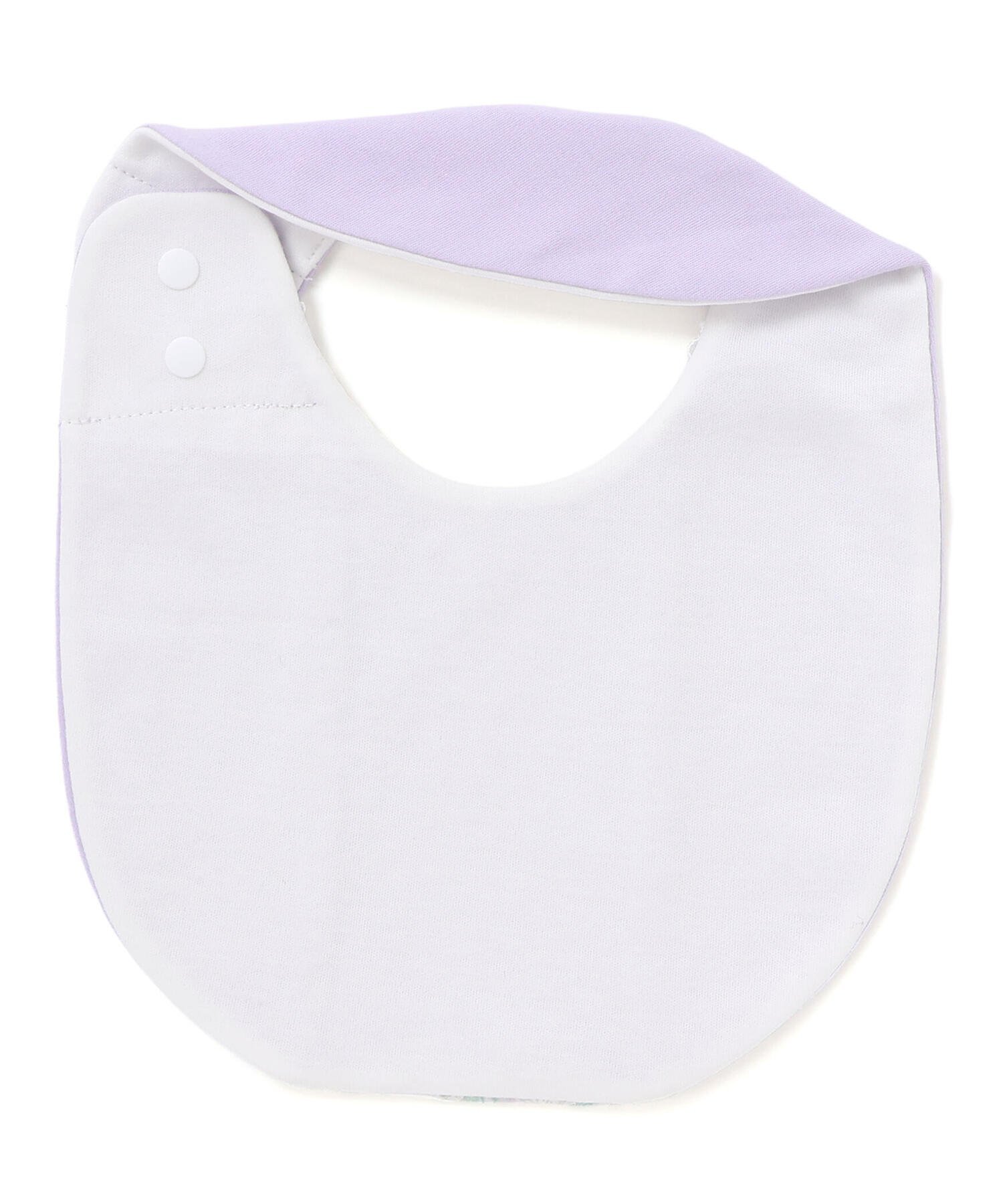 Нагрудник из органзы с цветочным принтом Fillot de bebe reduction, Purple — фото 2