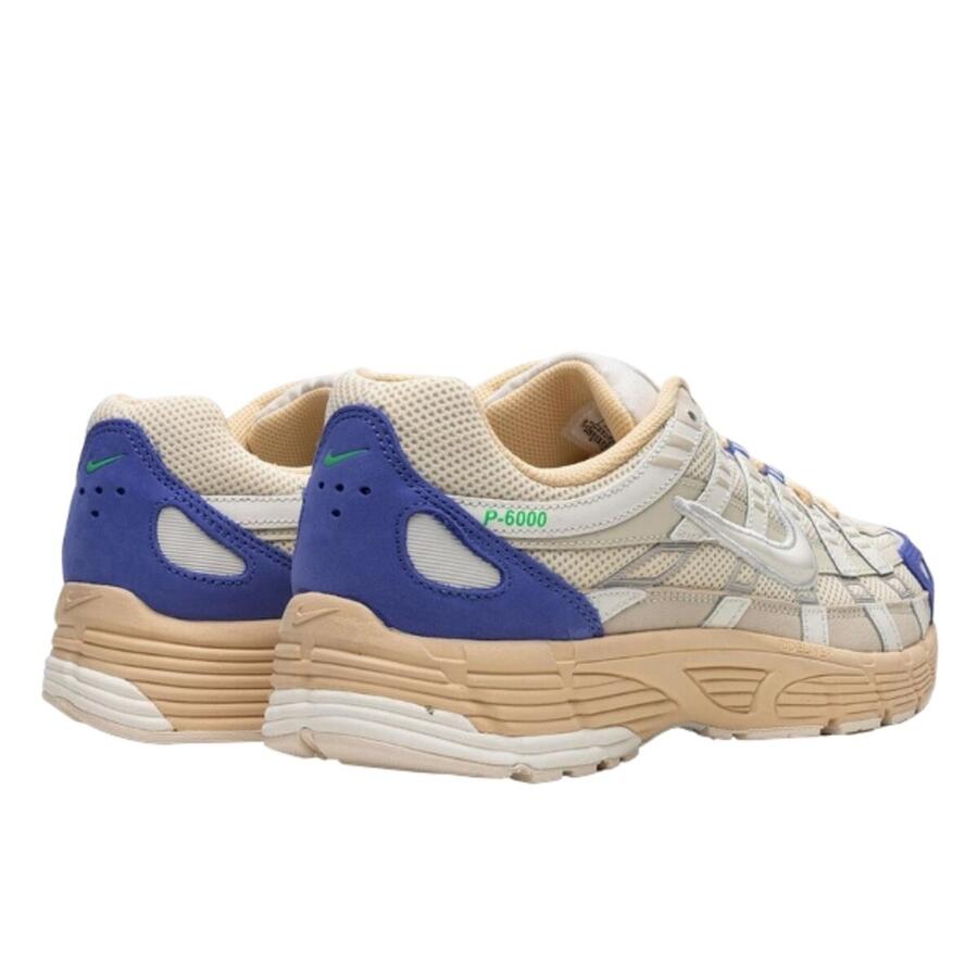 NIKE Кроссовки P-6000 Athletic Department, цвет: кокосовое молоко, средне-синий — фото 3