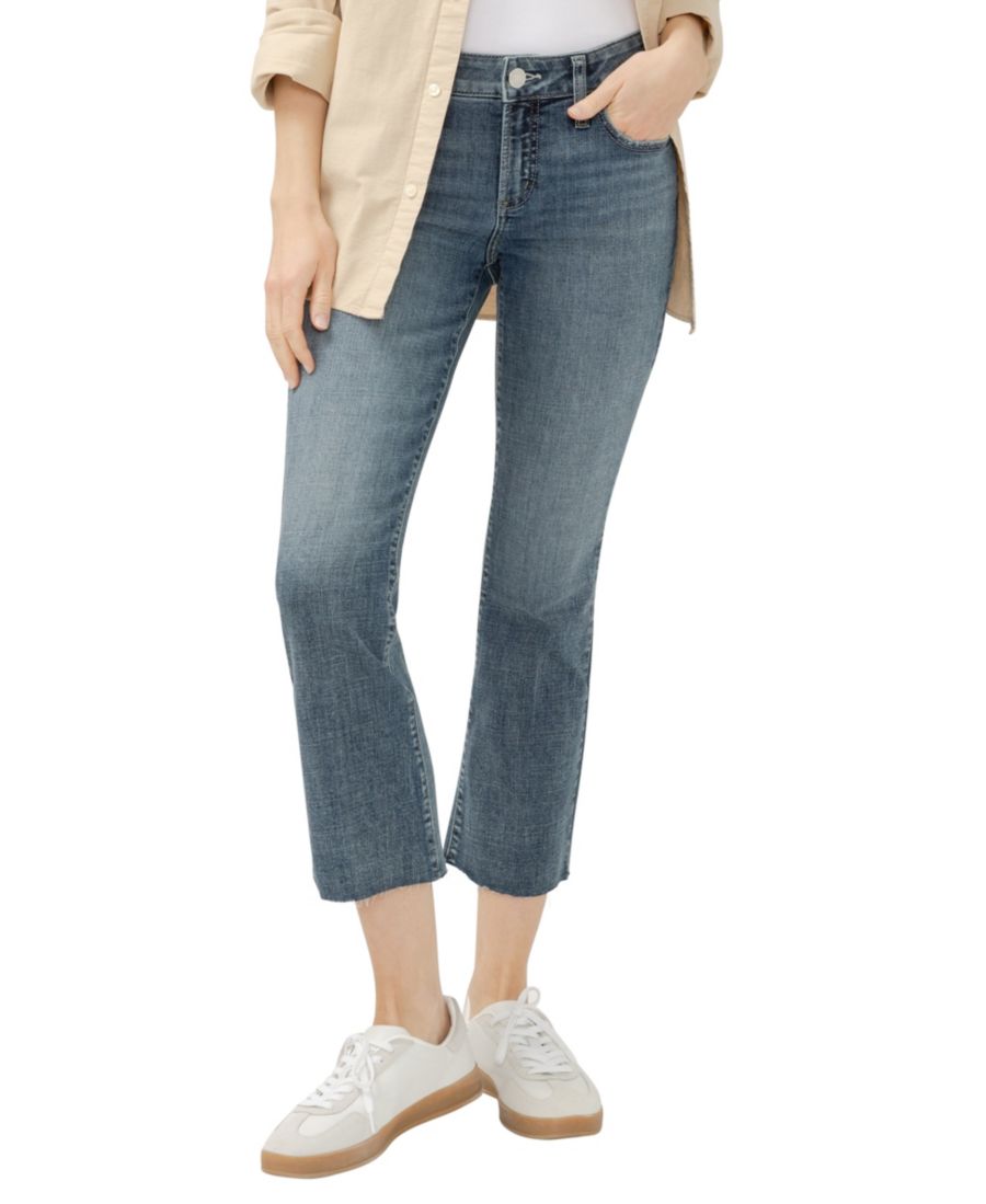 

Женские джинсы Elyse со средней посадкой, комфортным кроем и расклешенной юбкой Silver Jeans Co, Virginia