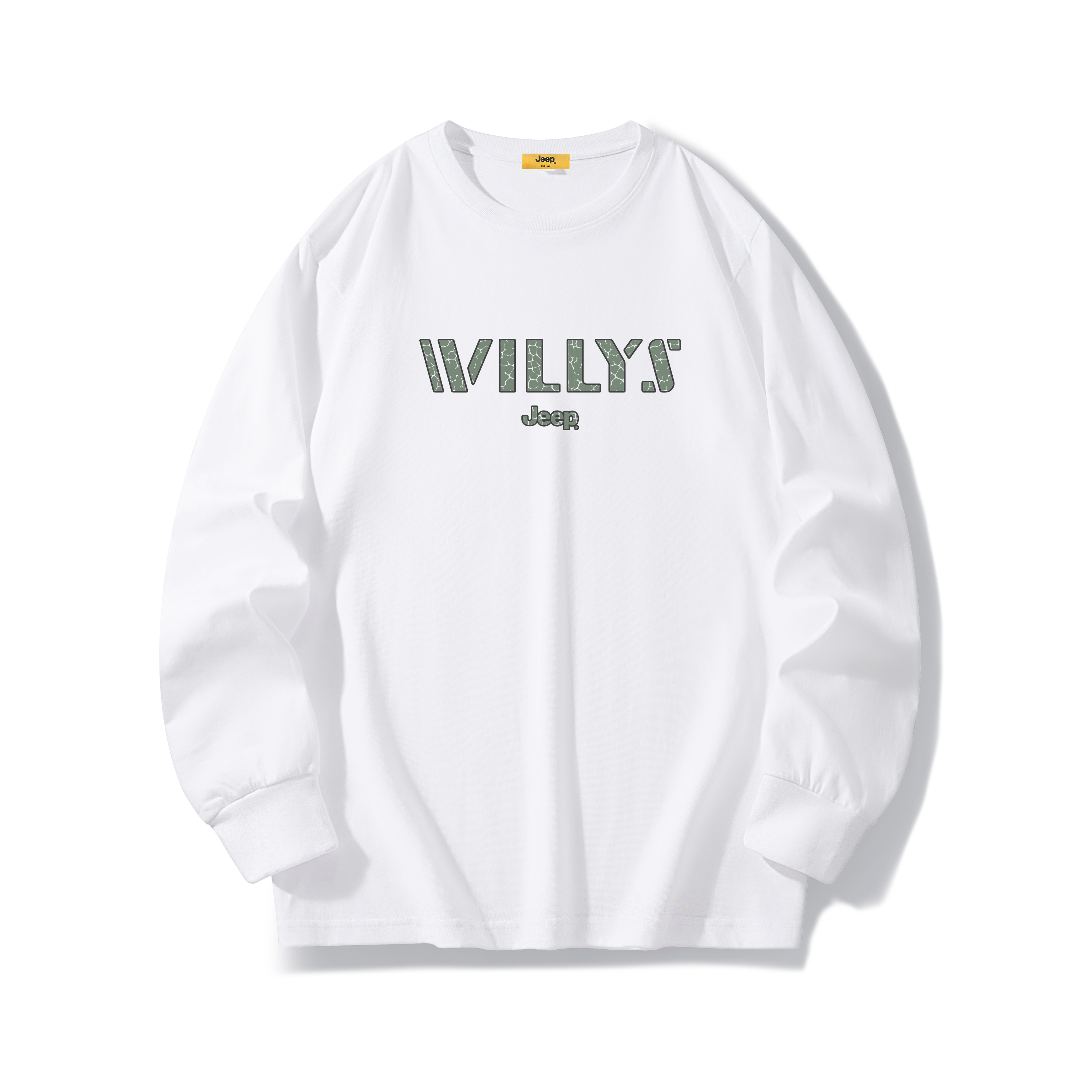 

Футболка Unisex Crew Neck Moderate Straight Fit Jeep, коричневый