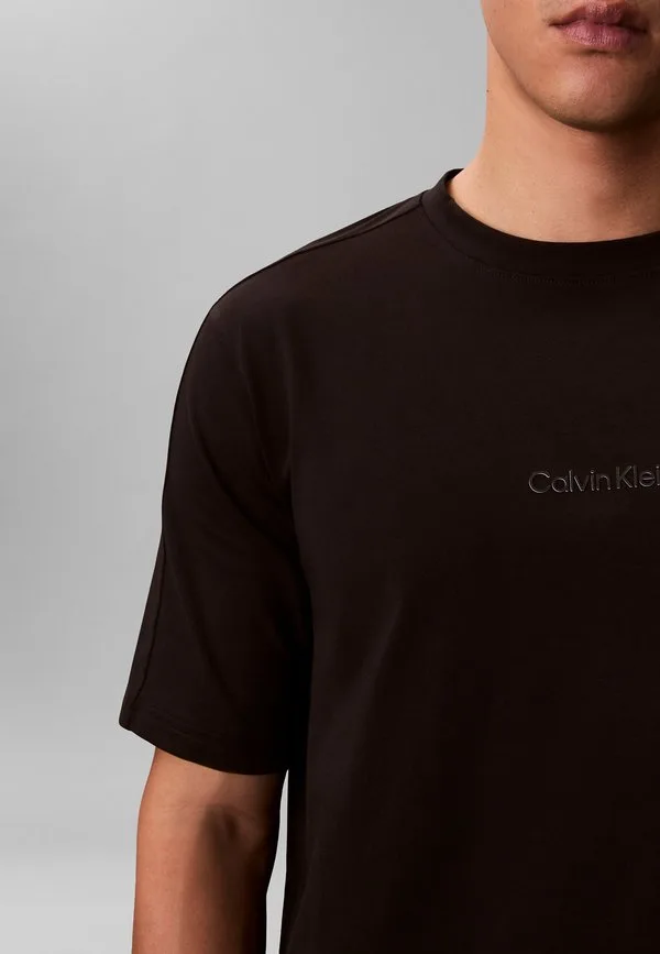 Спортивная базовая футболка active top icon Calvin Klein, Black — фото 4