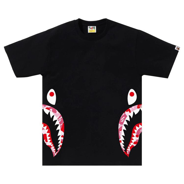 

Футболка BAPE ABC Camo Side Shark Tee, Black/Pink
