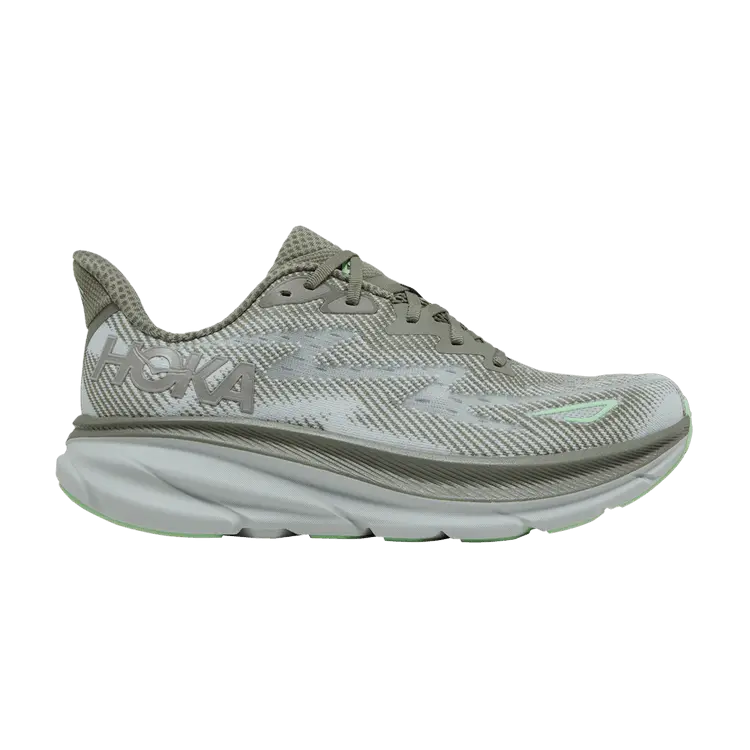 

Кроссовки HOKA Clifton 9 'Olive Haze Mercury', зеленый