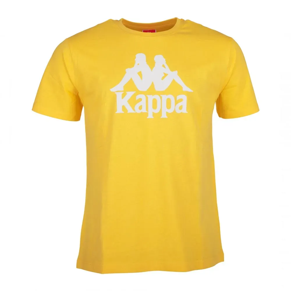 

Футболка Kappa с ярким принтом-логотипом, цвет Daffy