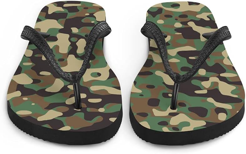 Сланцы с камуфляжным принтом Dressed Up Mule - армейский камуфляж, унисекс, мужские и женские шлепанцы для пляжа, бассейна и душа, белый — фото 4