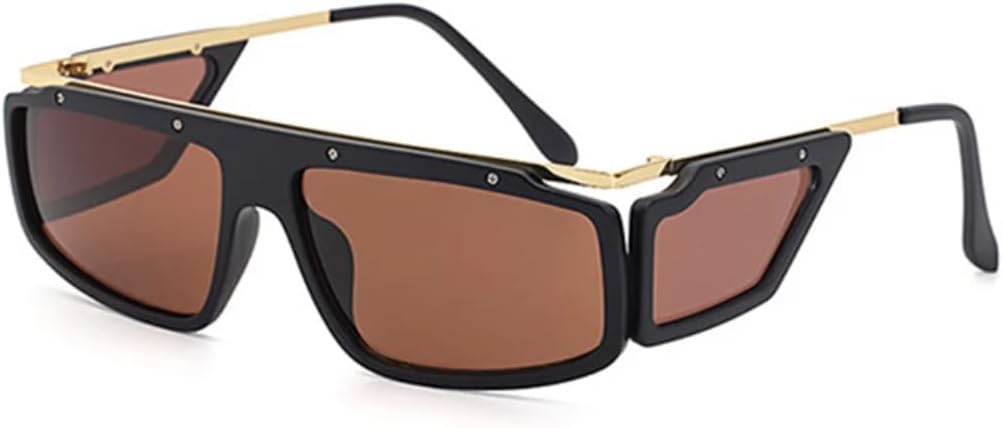 

Классические прямоугольные солнцезащитные очки в стиле панк для женщин, модные ретро-очки для мужчин, роскошные винтажные очки в стиле стимпанк (смотрите картинку) TKKTLLT, Look Picture