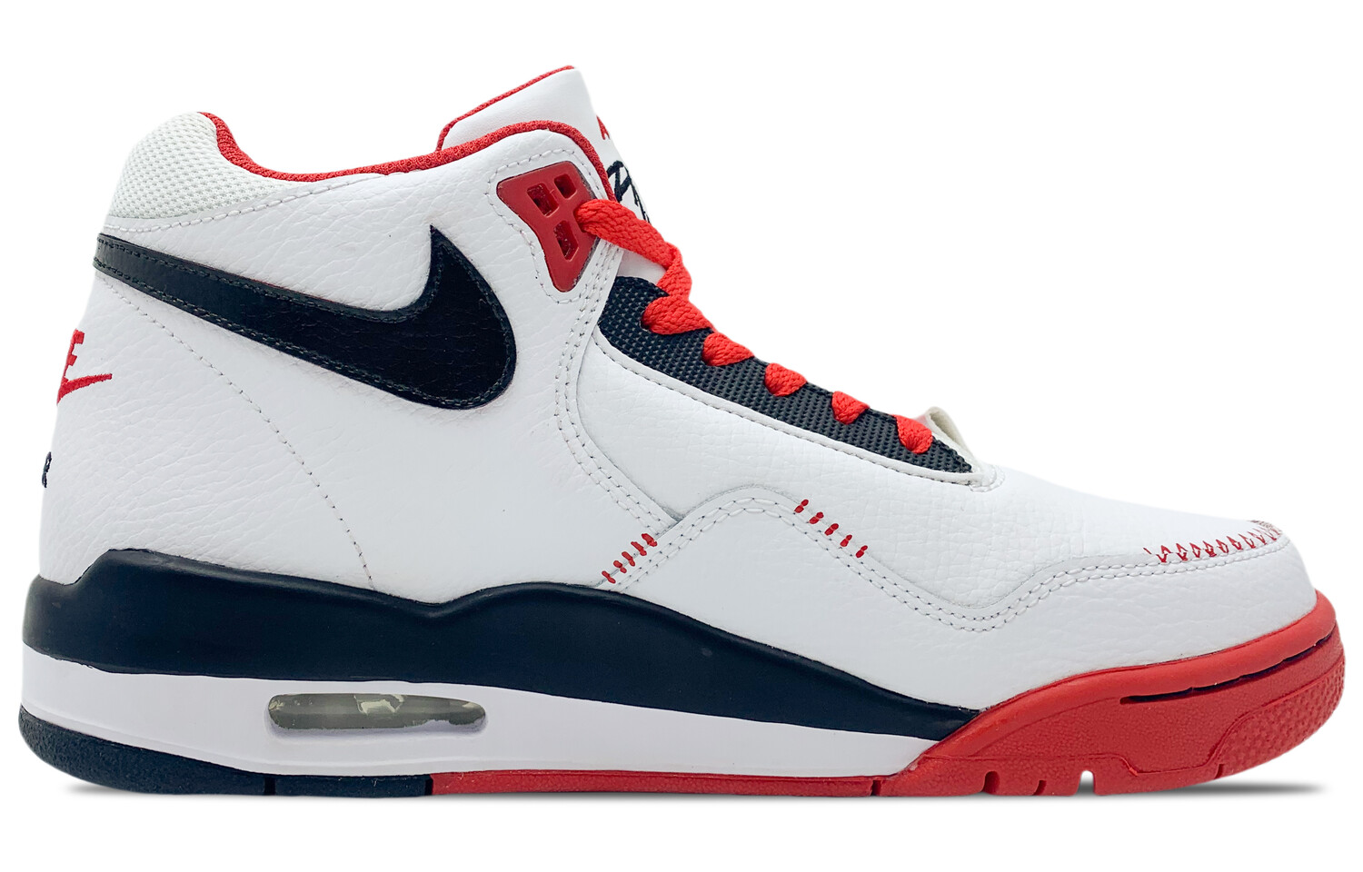 

Кроссовки Nike Flight Legacy Vintage Basketball Shoes Unisex Mid-top Red, белый