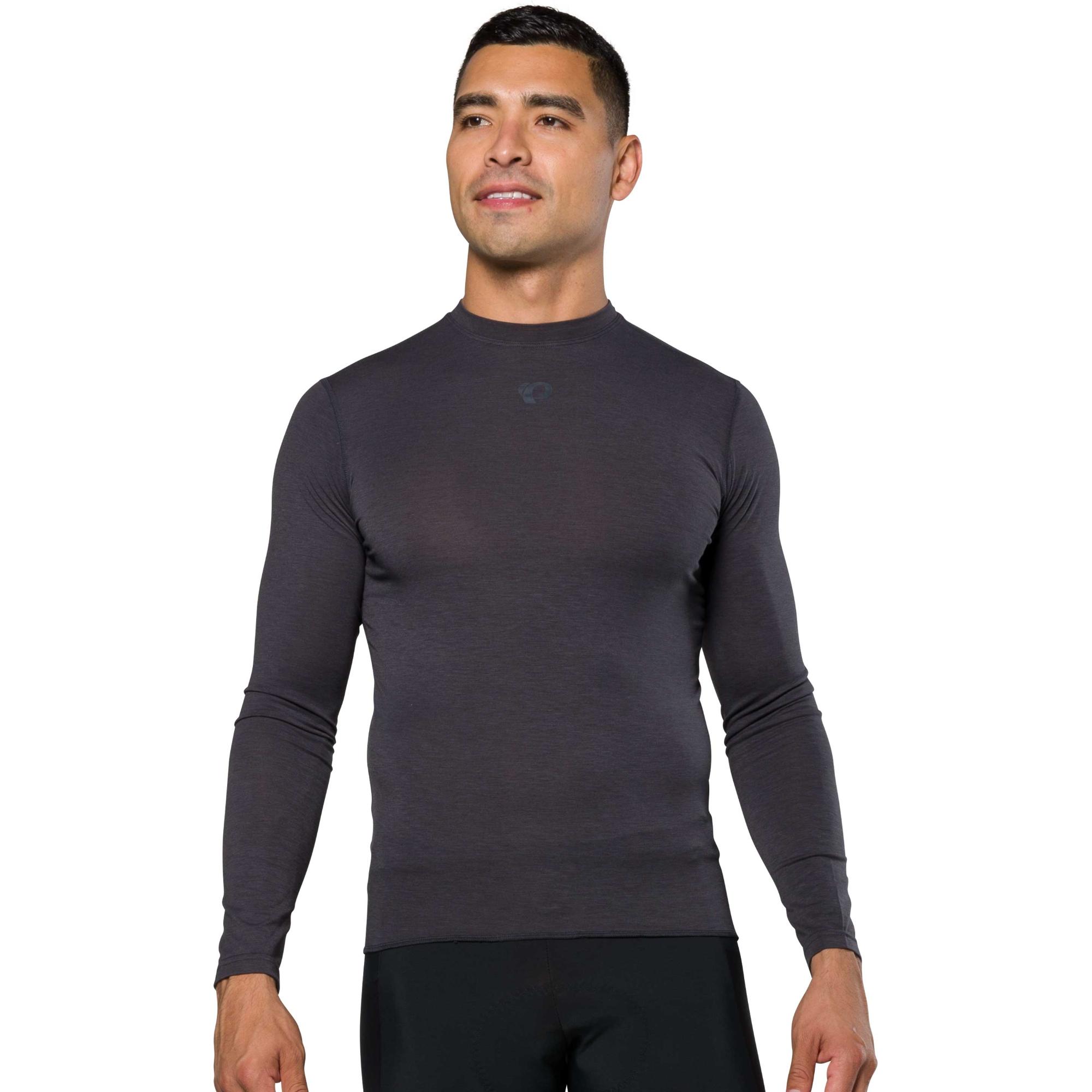 

Мужская термофутболка с длинным рукавом из шерсти Transfer Wool. Pearl Izumi, Phantom